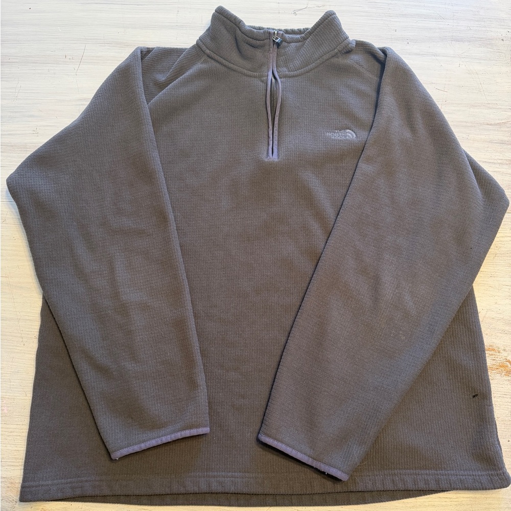 The North Face Men's Charcoal Zip-Up Sweater